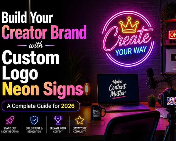 Build a Creator Brand with Custom Logo Neon Signs
