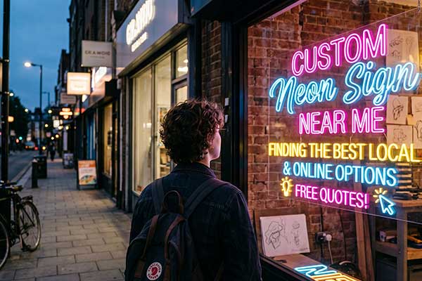 Custom Neon Sign Near Me: Finding the Best Local & Online Options