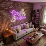 Dog Mom – Custom LED Neon Sign for pet corner or entryway 3