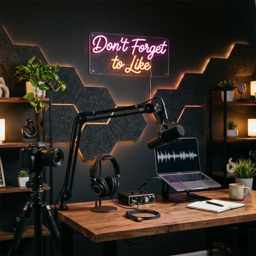 Don’t Forget to Like – YouTube CTA Neon