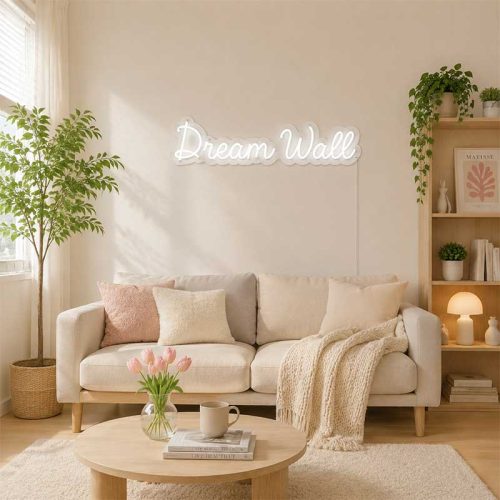 Your Vision, Illuminated – The Dream Wall Neon Sign