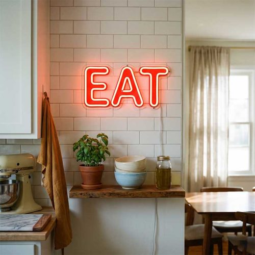 Eat – Kitchen Backsplash Wall for Home Cooks & Food Lovers