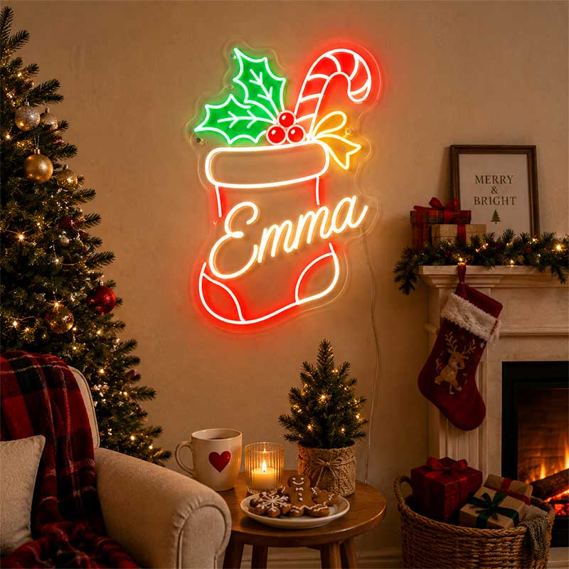 “Emma” Christmas Neon Sign – Holiday 3