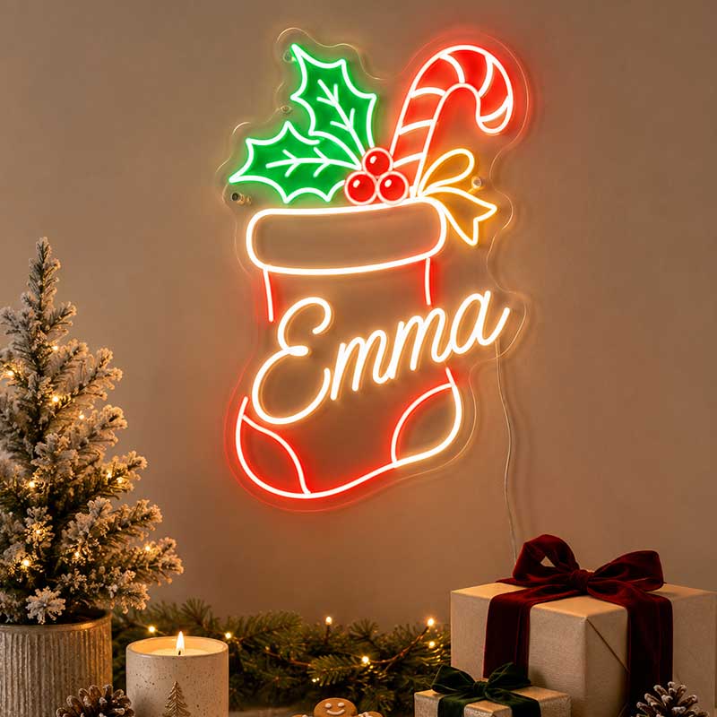 “Emma” Christmas Neon Sign – Holiday