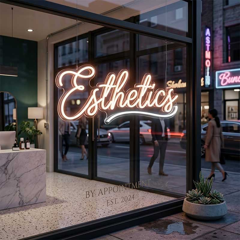 Esthetics Neon Sign – LED Treatment Room Light 3