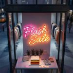 Flash Sale Neon Sign — LED Countdown Light for E-Commer 4