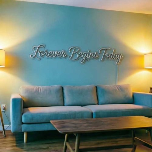Forever Begins Today – Custom LED Neon Sign for wedding