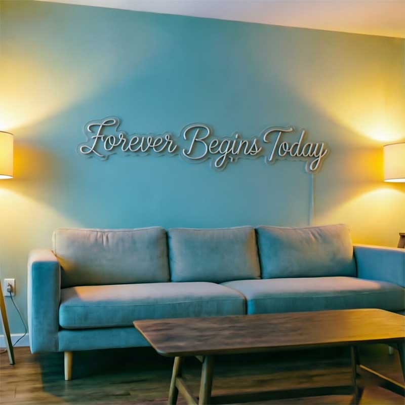 Forever Begins Today – Custom LED Neon Sign for wedding 2