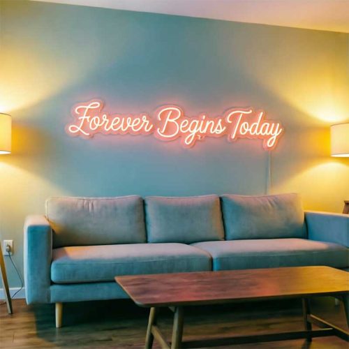 Forever Begins Today – Custom LED Neon Sign for wedding