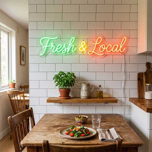Fresh & Local – Farmhouse Kitchen Wall