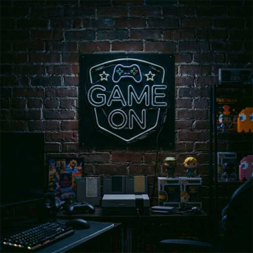 Game On – Gaming Setup Background for Gamers & Streamers
