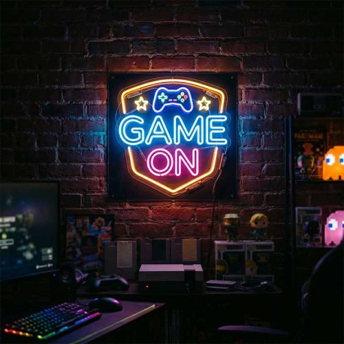 Game On – Gaming Setup Background for Gamers & Streamers