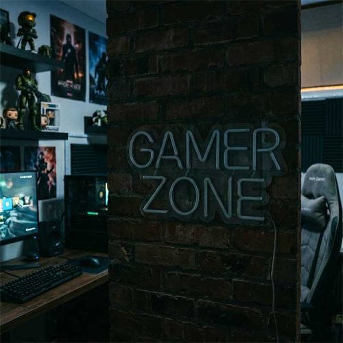 Gamer Zone – Dedicated Gaming Room Entrance