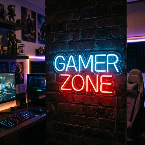 Gamer Zone – Dedicated Gaming Room Entrance