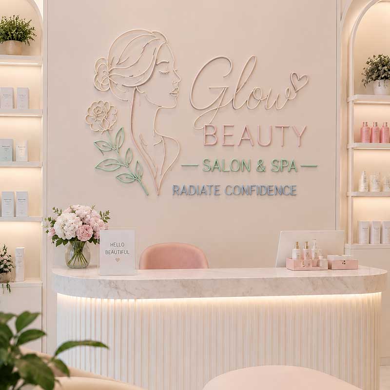 “Glow Beauty” Neon Sign 2