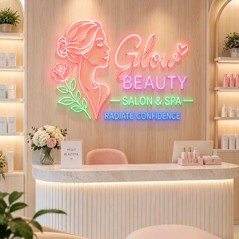 “Glow Beauty” Neon Sign 3