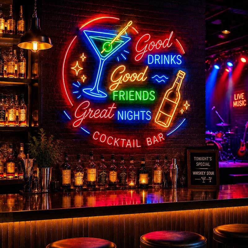 Good Drinks, Good Friends, Great Nights
