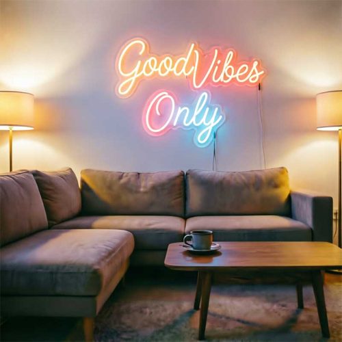 Good Vibes Only – Custom LED Neon Sign