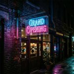 Grand Opening Neon Sign – New Business & Store Launch Light