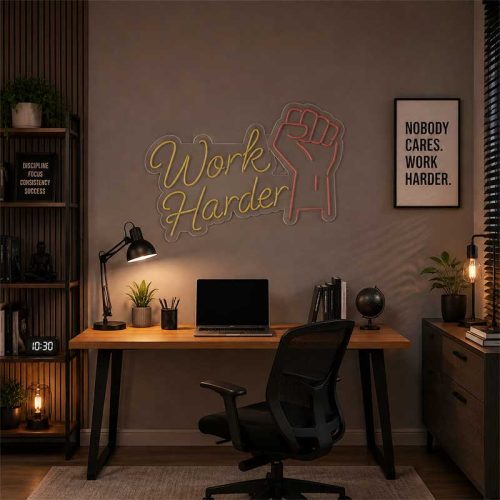 Grind & Shine Neon Sign – For TikTok & Reels Creators