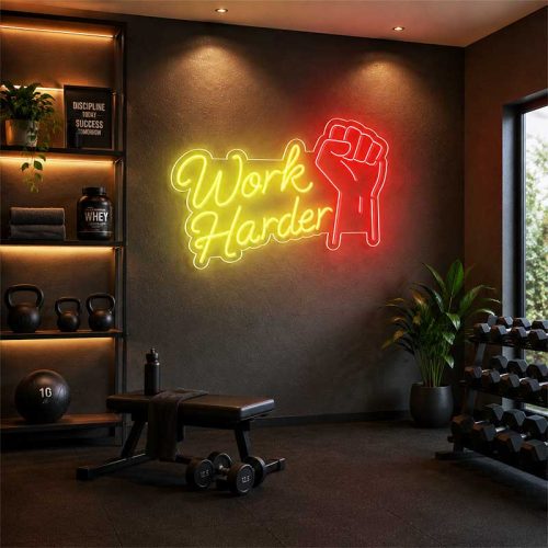 Grind & Shine Neon Sign – For TikTok & Reels Creators