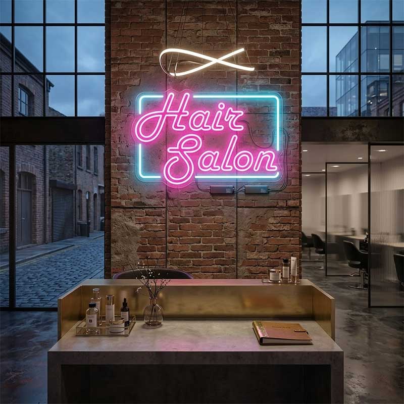 Hair Salon Neon Sign – LED Stylist Light 3
