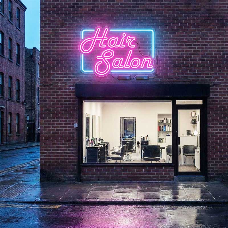 Hair Salon Neon Sign – LED Stylist Light