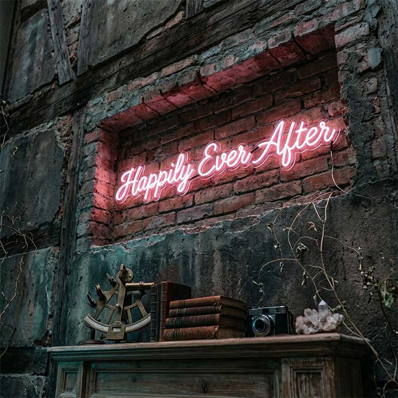 Happily Ever After – Custom LED Neon Sign 3