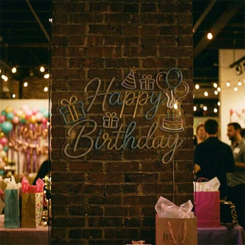 Happy Birthday – Custom LED Neon Sign