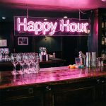 Happy Hour Neon Sign – LED Bar Promotion Light