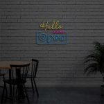 Hello, We Are Open Neon Sign 2