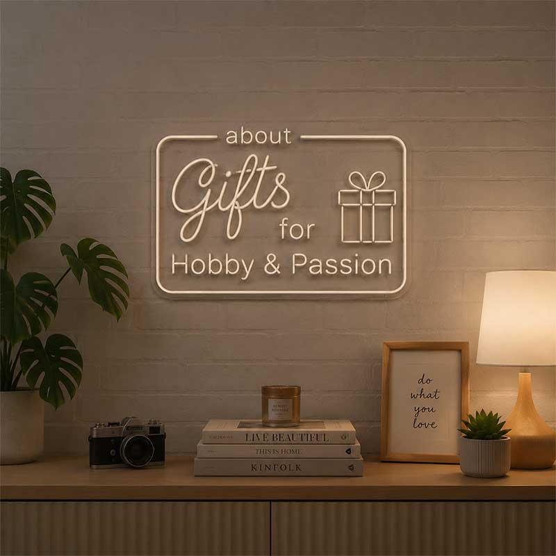 Hobby & Passion Neon Sign – The Ultimate Gift