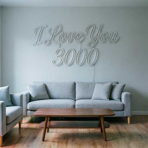 I Love You 3000 – Custom LED Neon Sign