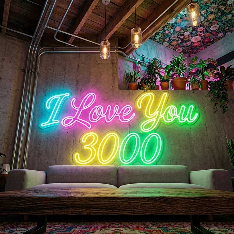 I Love You 3000 – Custom LED Neon Sign 3