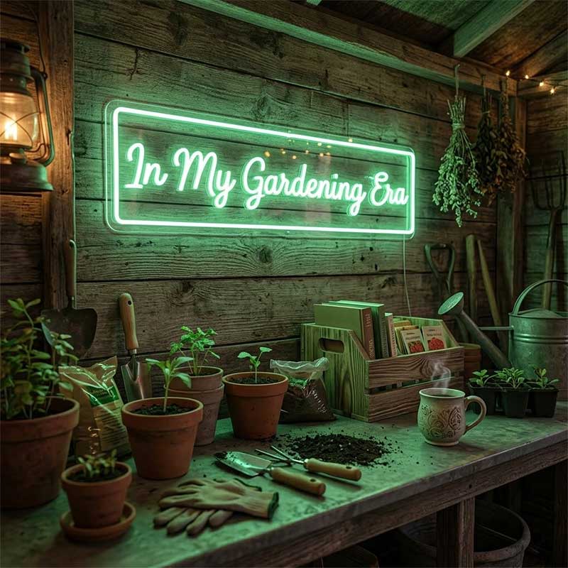 In My Gardening Era – Custom LED Neon Sign 3
