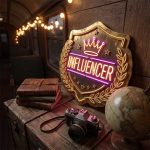 Influencer – Influencer Backdrop Sign for Social Media 3