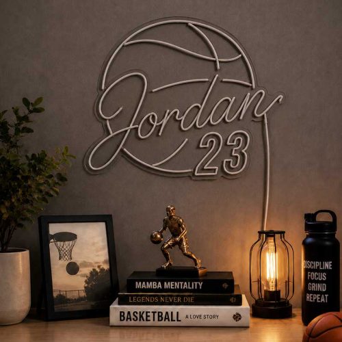 “Jordan 23” Just Because Neon Sign