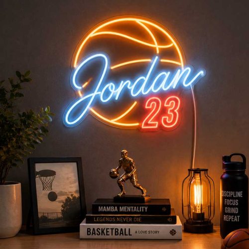 “Jordan 23” Just Because Neon Sign