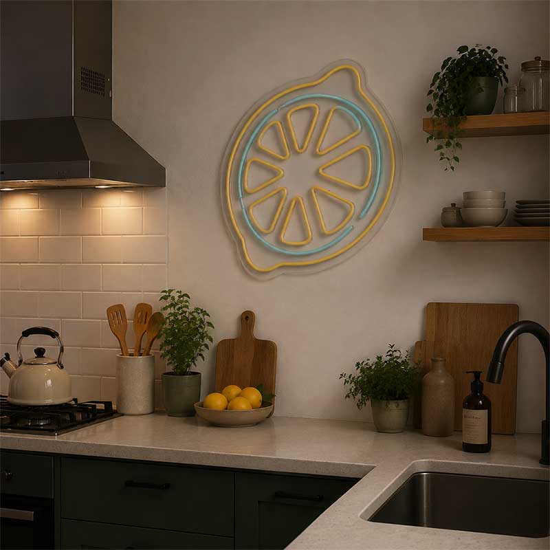 A Slice of Sunshine – Lemon Neon Sign 2