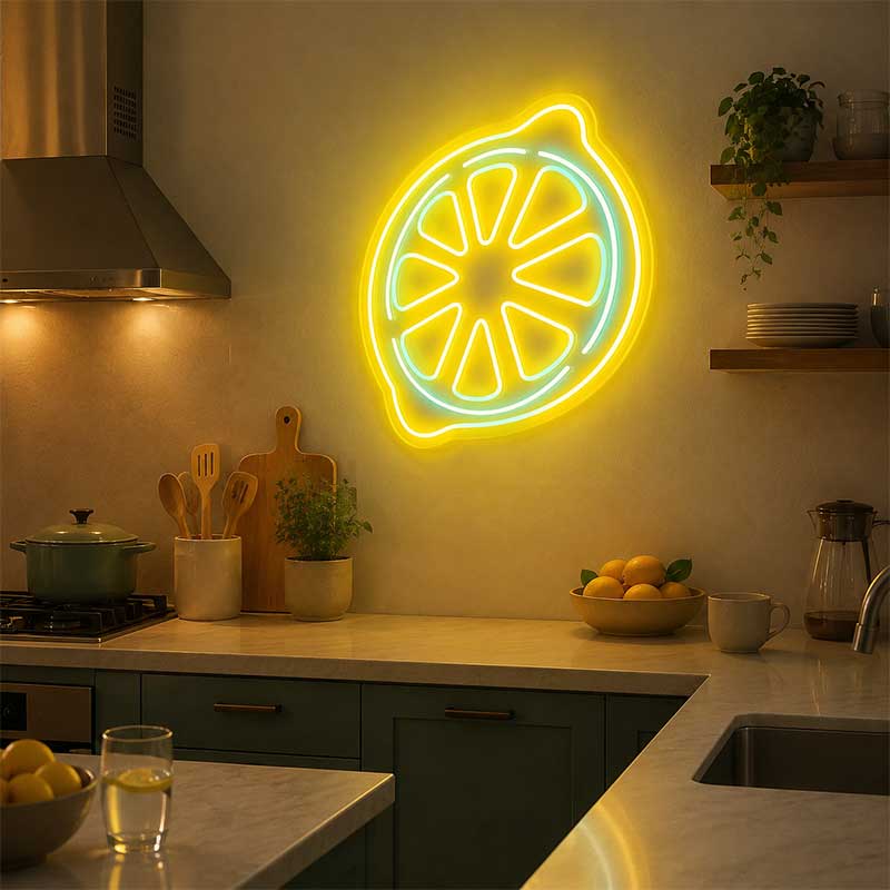 A Slice of Sunshine – Lemon Neon Sign