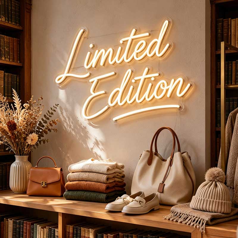 Limited Edition Neon Sign – LED Exclusive Drop Light 3
