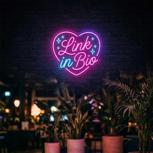 Link in Bio – Influencer CTA Sign