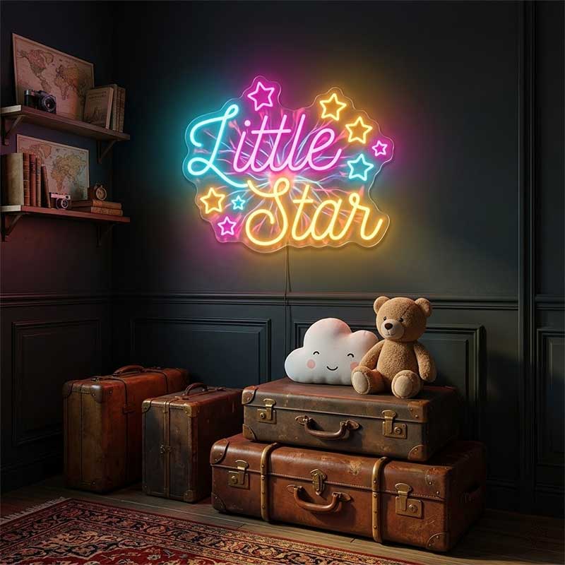 Little Star – Nursery Above Changing Table 3