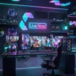 Live Now – Streaming Status Sign 3