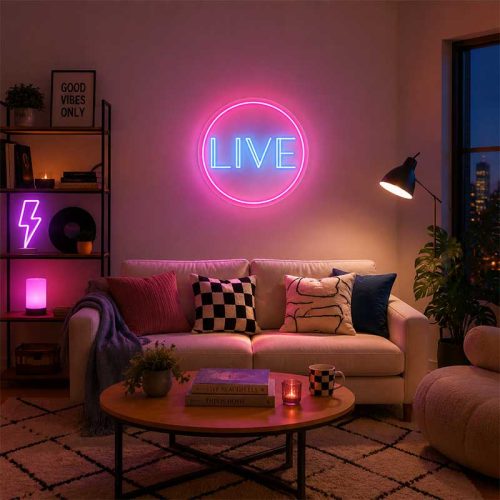 Bring Your Voice to Light – Live Neon Sign