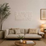 Love Wins Neon Sign – Home, Living Room & Bedroom Equality 2
