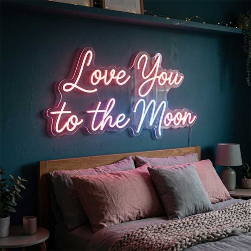 Love You to the Moon – Bedroom Decor for Couples & Parents