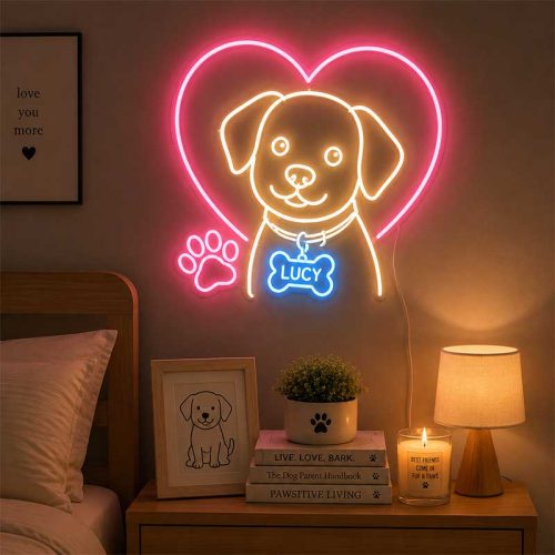 “Lucy Dog” Neon Sign