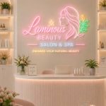 “Luminous Beauty” Neon Sign