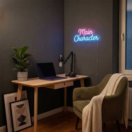 Main Character – TikTok POV Sign